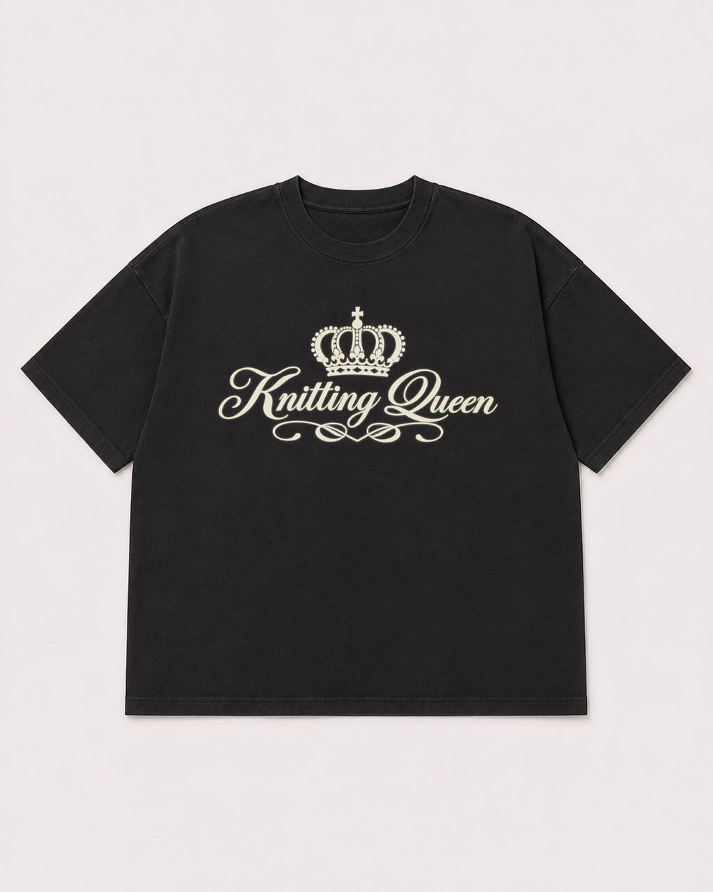 Mockup Boxy Heavyweight Tee Black product