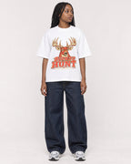 Mockup Boxy Heavyweight Tee White female full-body 04