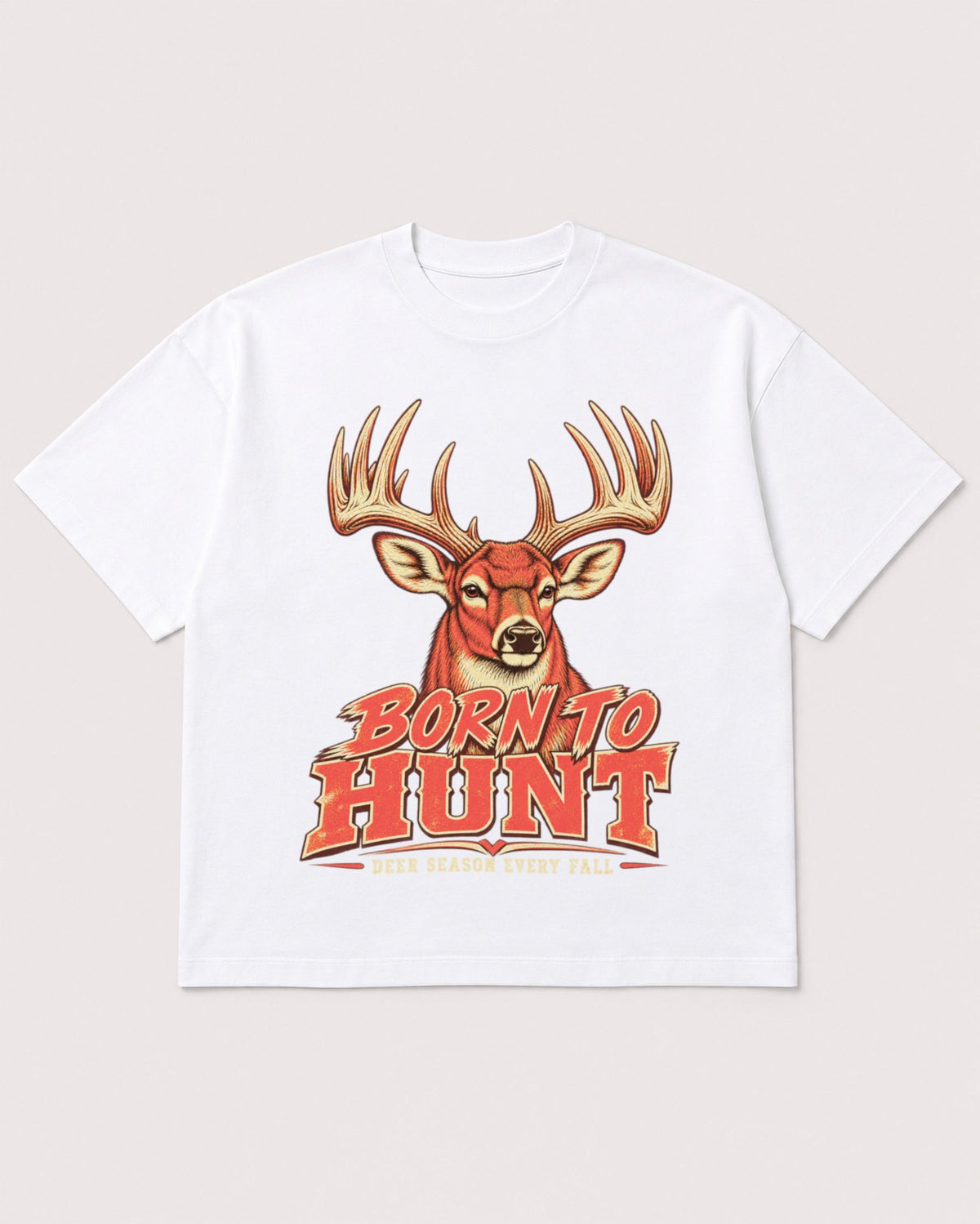 Mockup Boxy Heavyweight Tee White product
