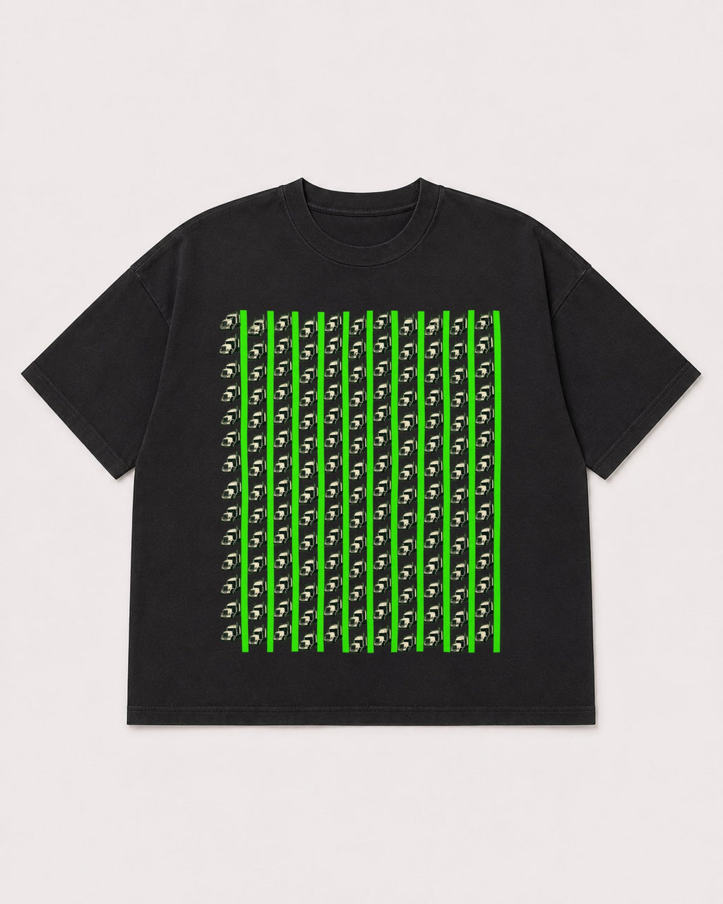 Mockup Boxy Heavyweight Tee Black product