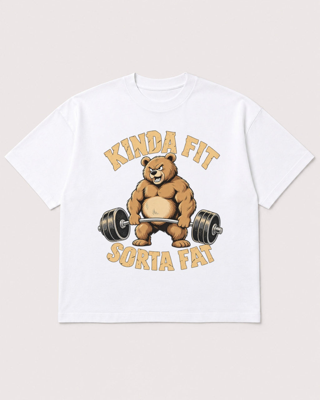 Mockup Boxy Heavyweight Tee White product