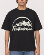 Mockup Boxy Heavyweight Tee Black male close-up 06