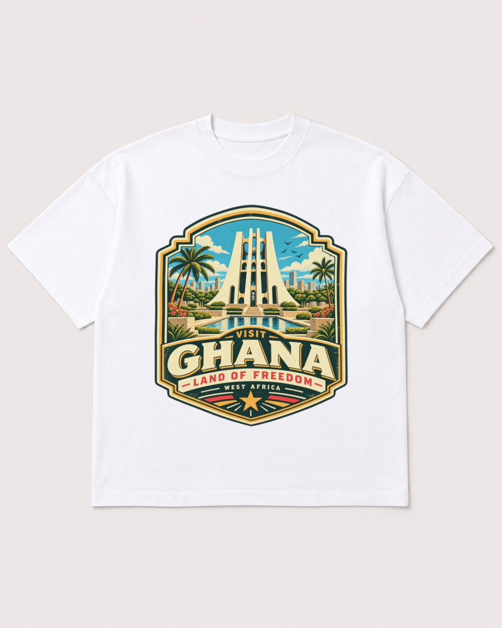 Mockup Boxy Heavyweight Tee White product