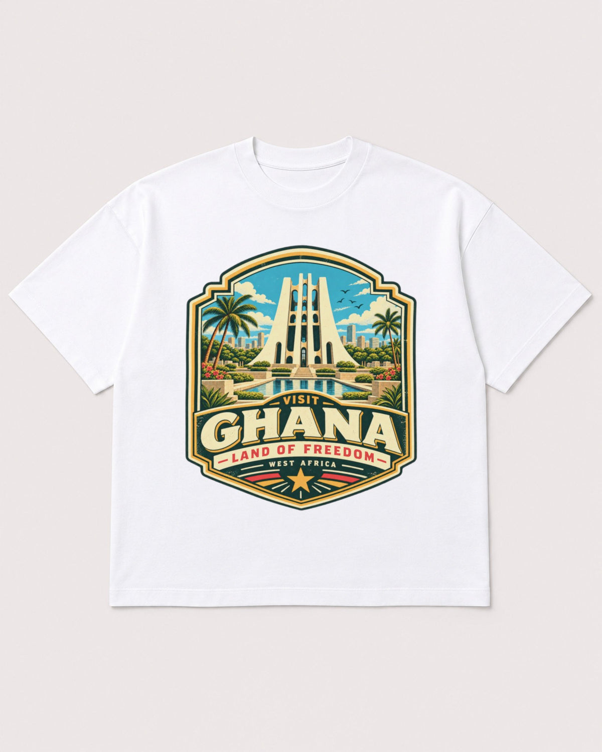 Mockup Boxy Heavyweight Tee White product