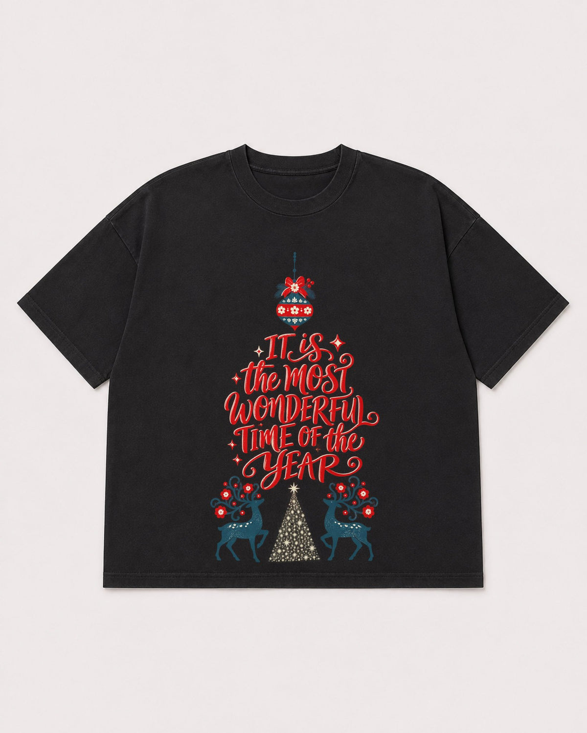 Mockup Boxy Heavyweight Tee Black product