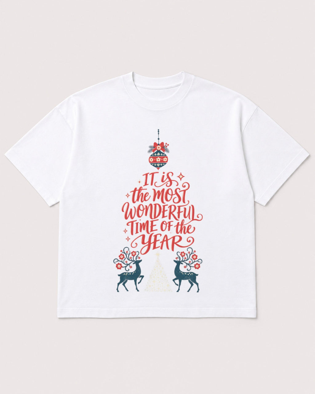 Mockup Boxy Heavyweight Tee White product