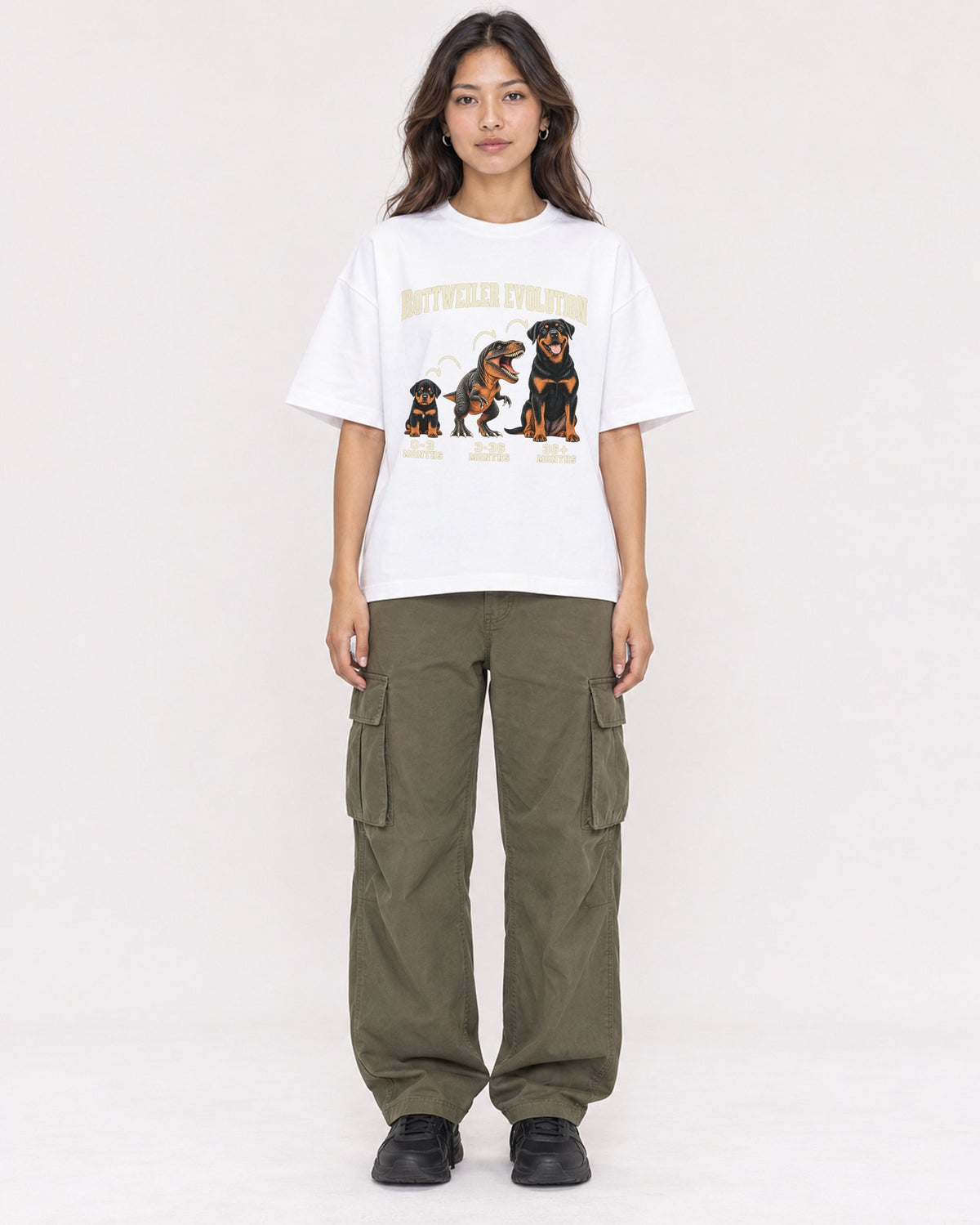 Mockup Boxy Heavyweight Tee White female full-body 02