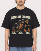 Mockup Boxy Heavyweight Tee Black male close-up 02