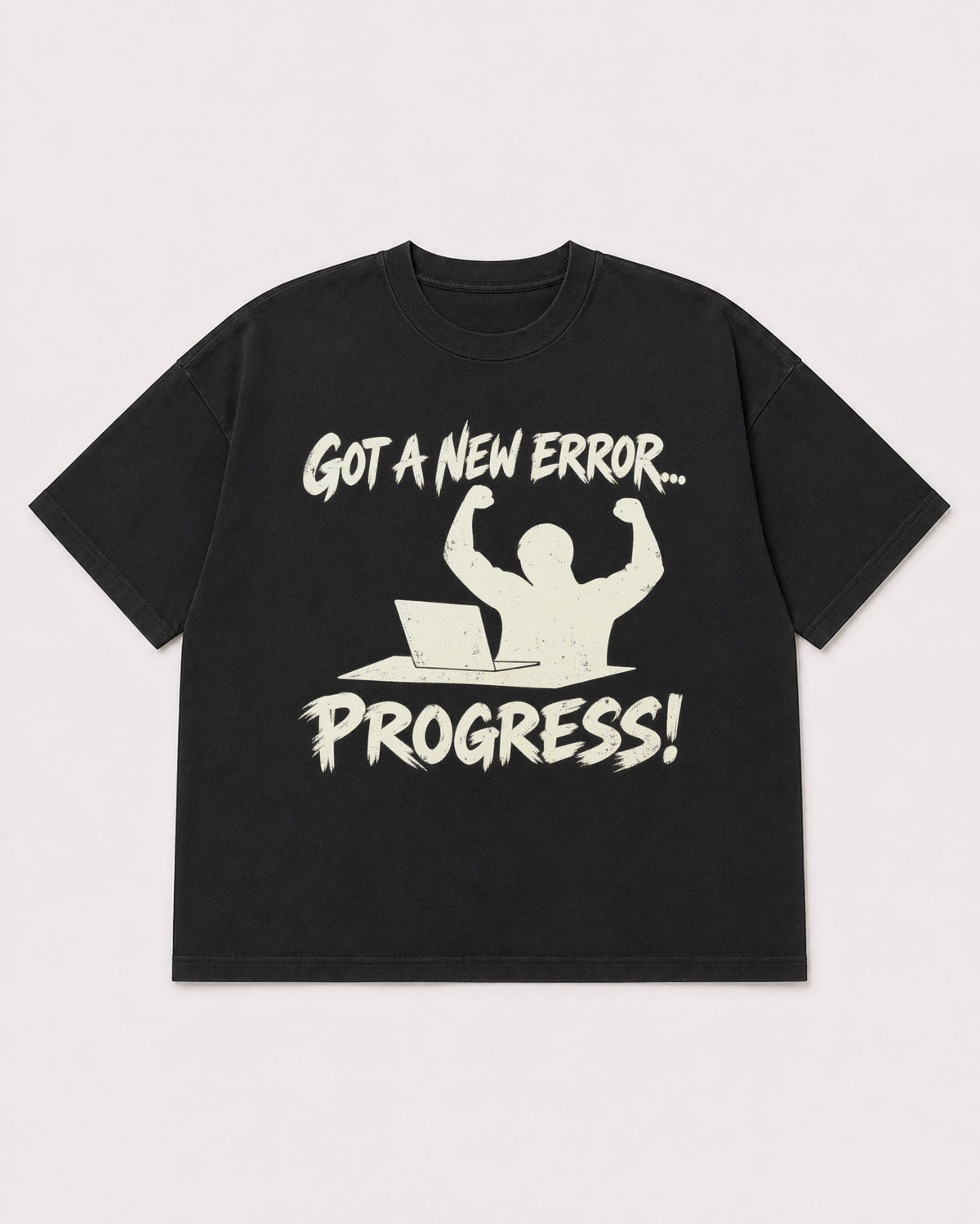 Mockup Boxy Heavyweight Tee Black product