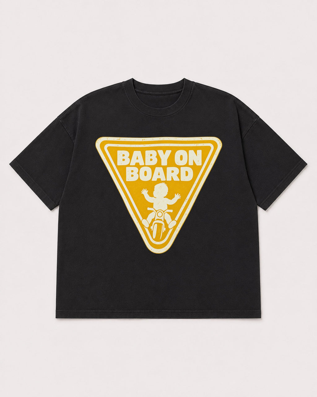 Mockup Boxy Heavyweight Tee Black product