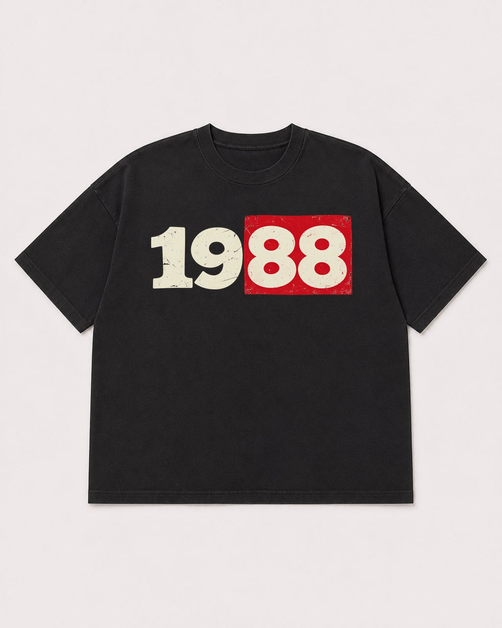 Mockup Boxy Heavyweight Tee Black product