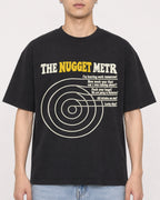 Mockup Boxy Heavyweight Tee Black male close-up 21