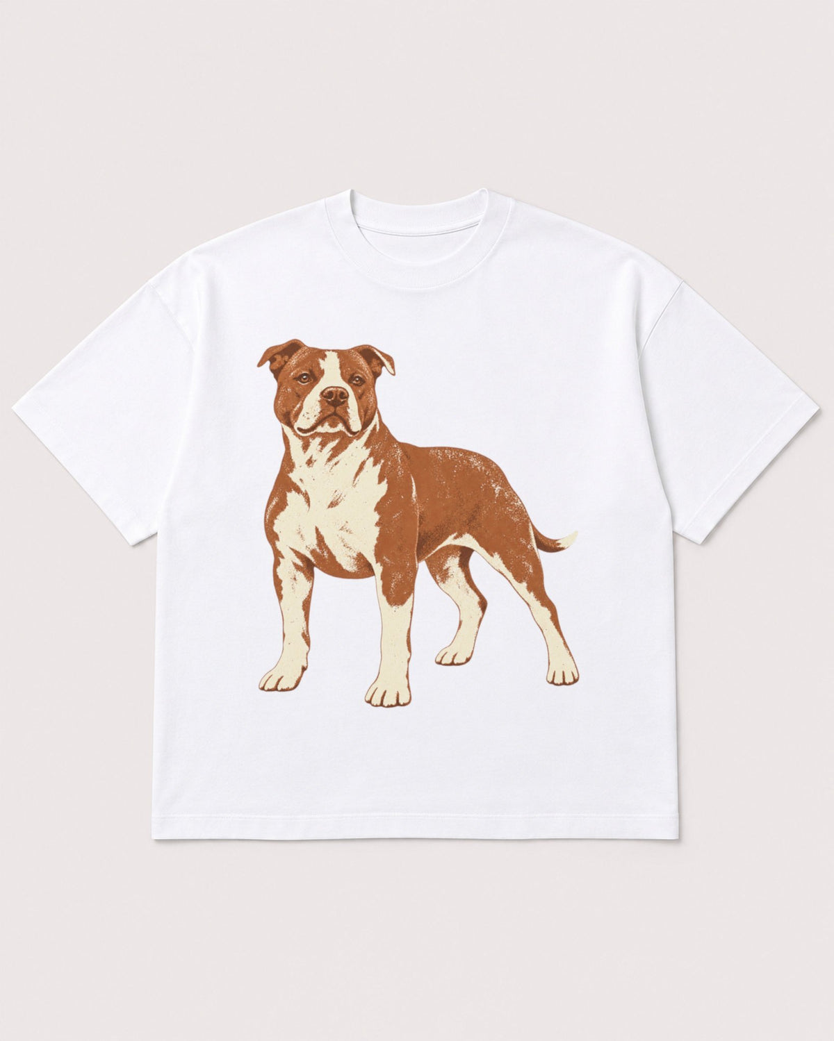 Mockup Boxy Heavyweight Tee White product