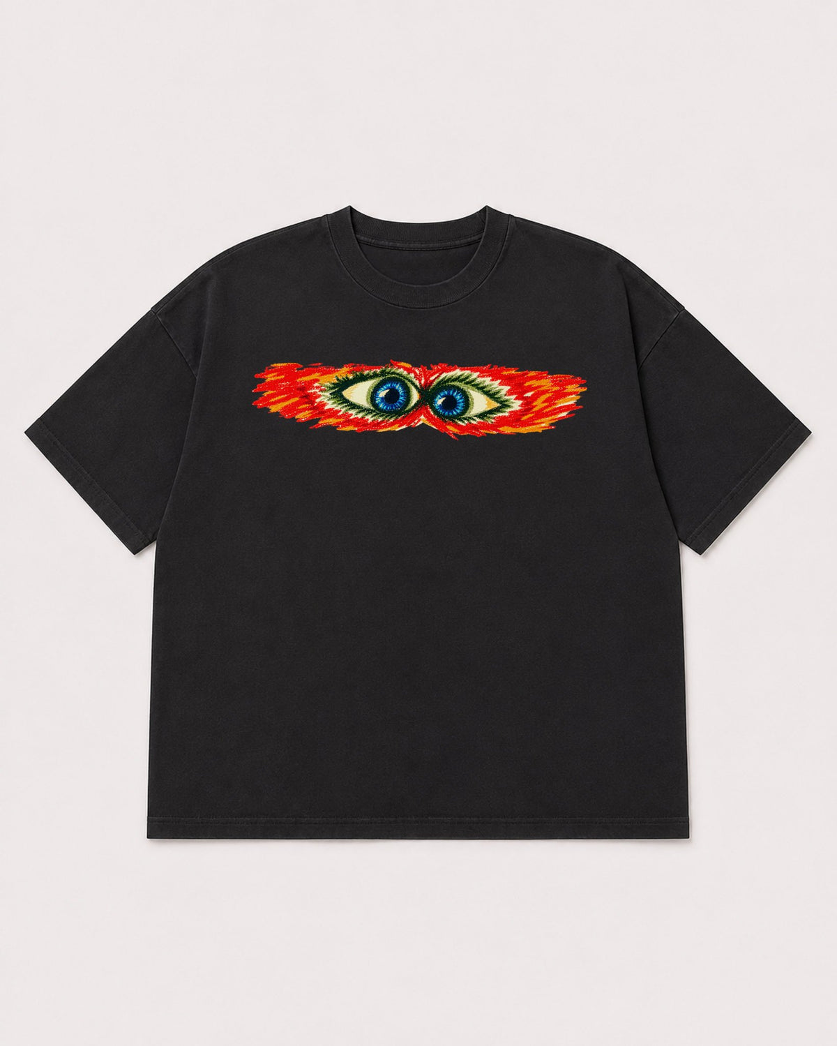 Mockup Boxy Heavyweight Tee Black product