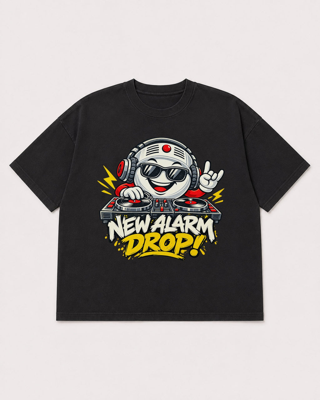 Mockup Boxy Heavyweight Tee Black product