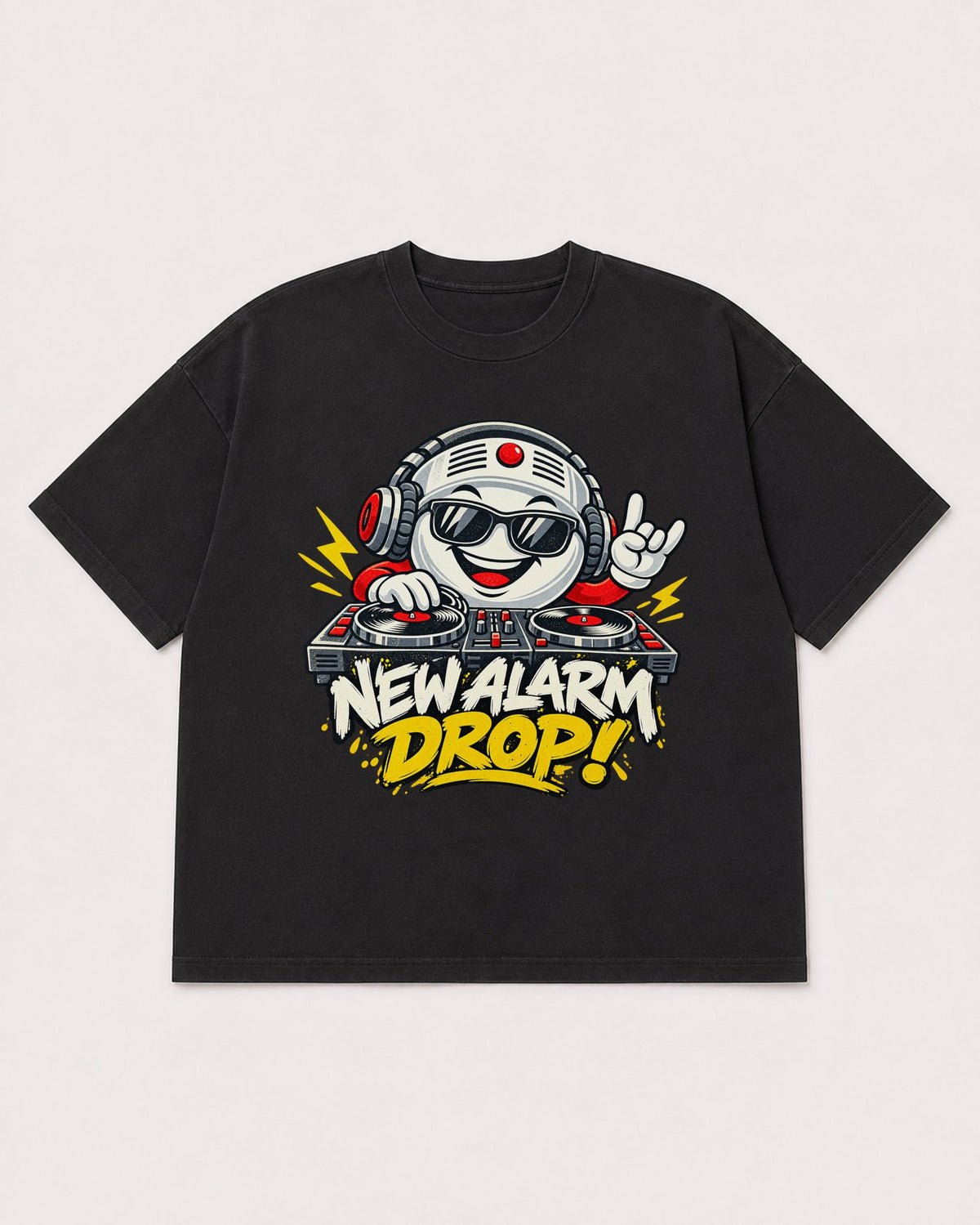 Mockup Boxy Heavyweight Tee Black product
