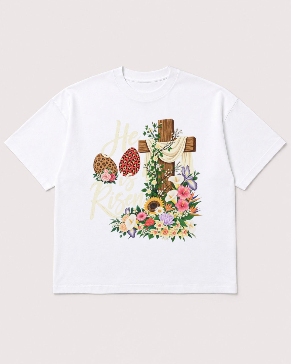 Mockup Boxy Heavyweight Tee White product