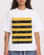 Mockup Boxy Heavyweight Tee White female close-up 06