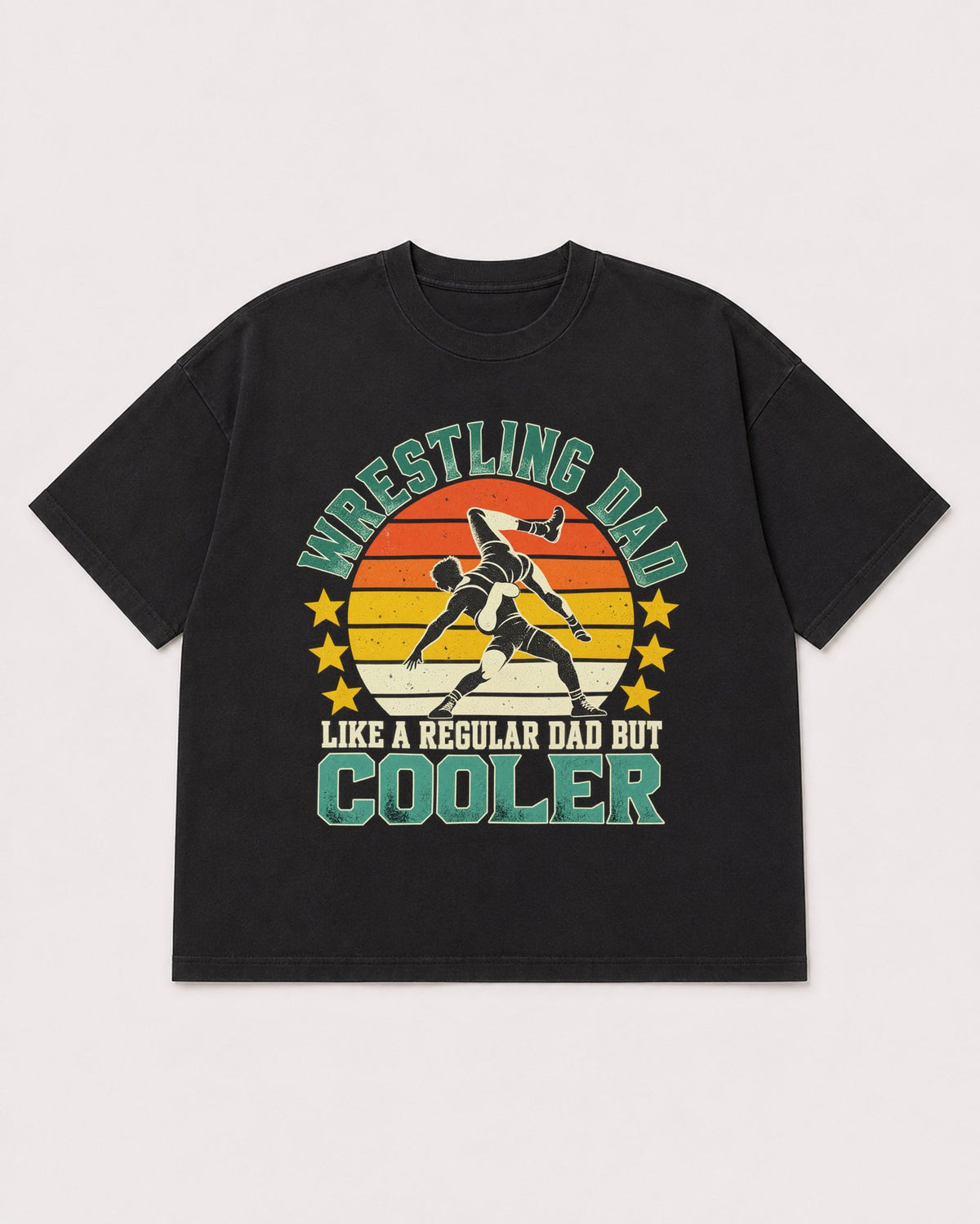 Mockup Boxy Heavyweight Tee Black product