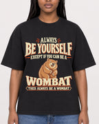 Mockup Boxy Heavyweight Tee Black female close-up 04