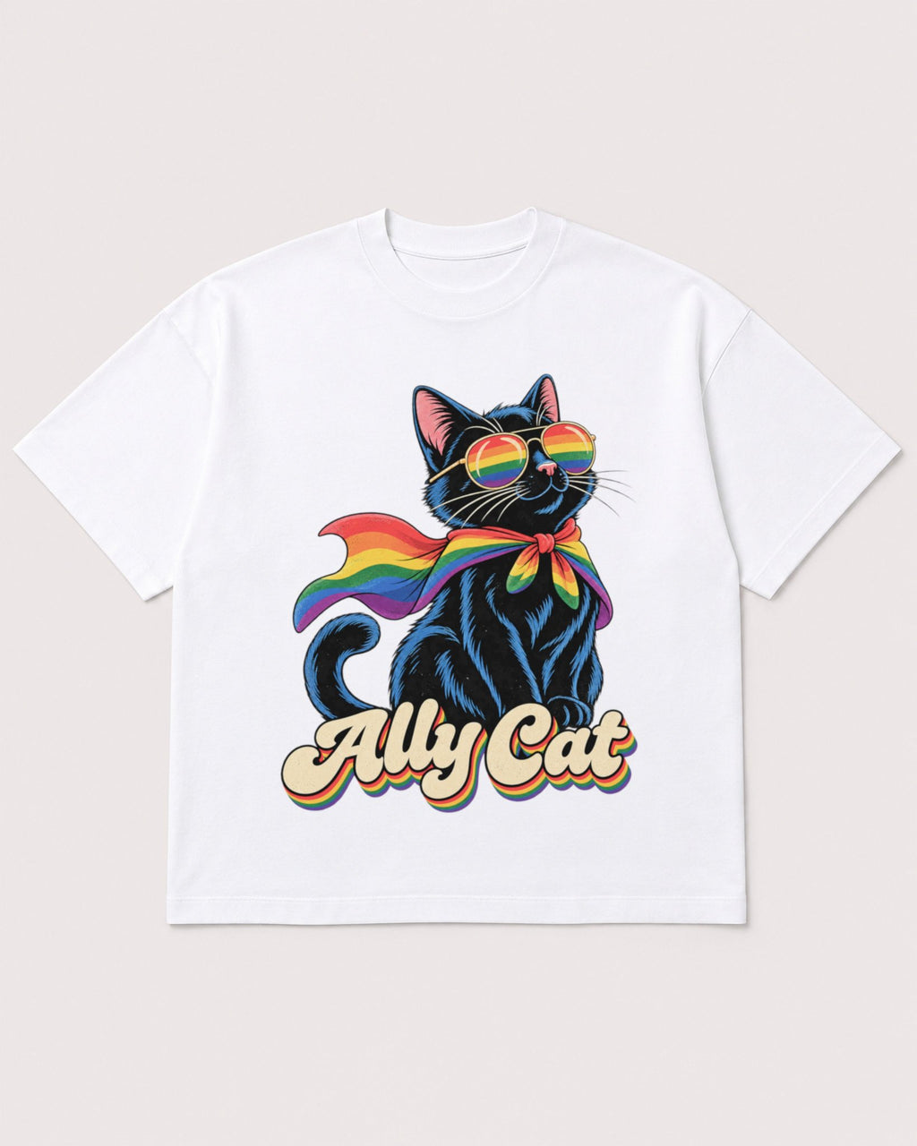 Mockup Boxy Heavyweight Tee White product