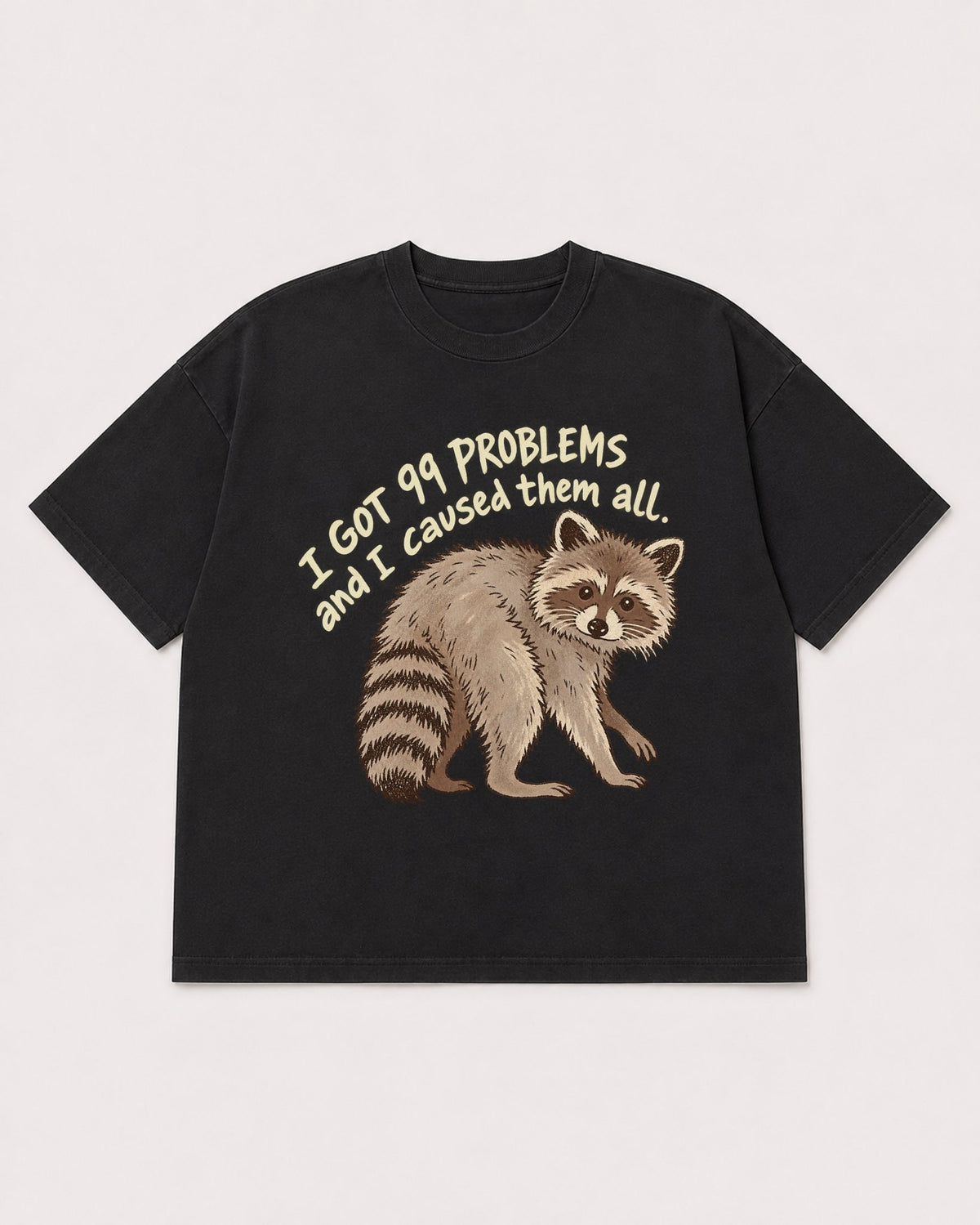 Mockup Boxy Heavyweight Tee Black product