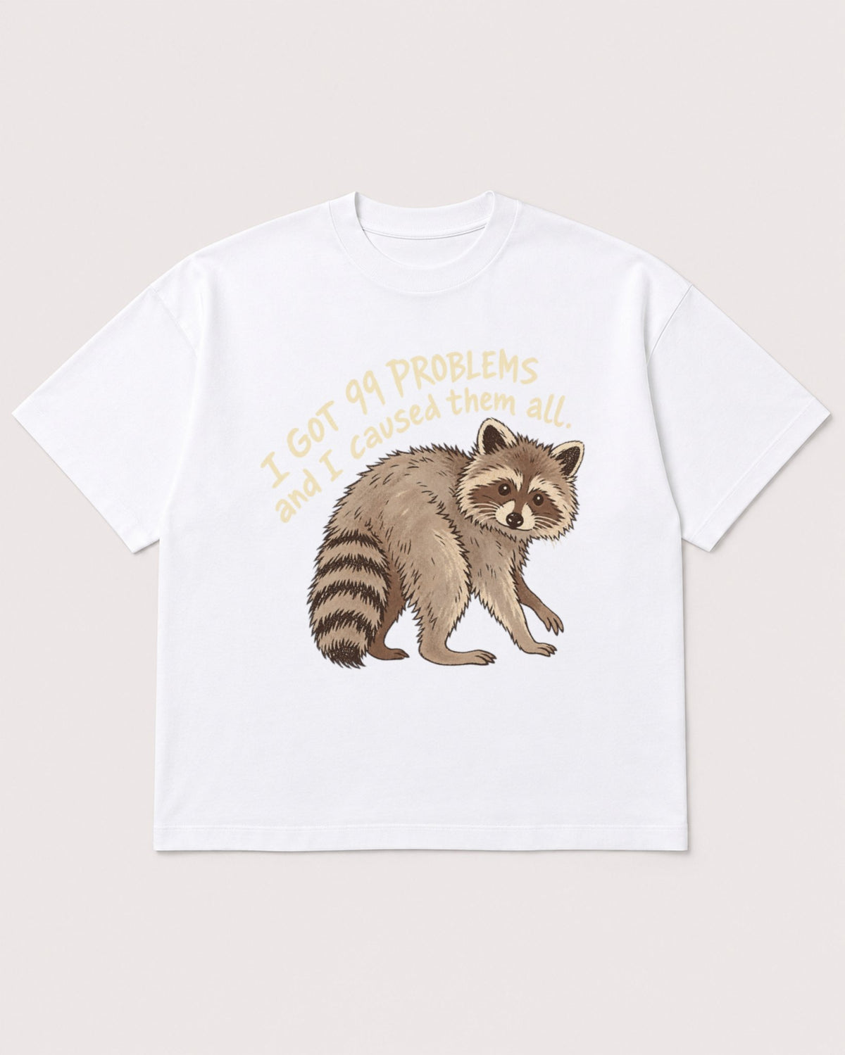 Mockup Boxy Heavyweight Tee White product
