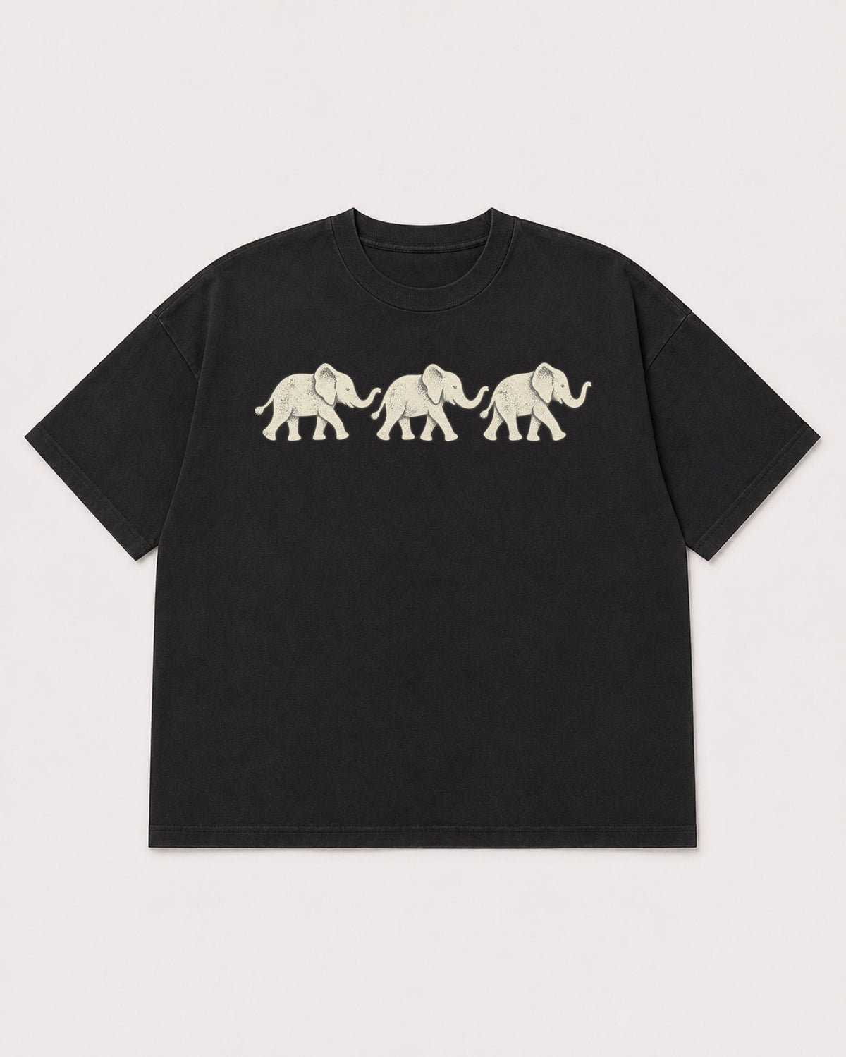 Mockup Boxy Heavyweight Tee Black product