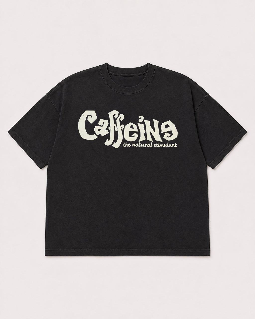 Mockup Boxy Heavyweight Tee Black product