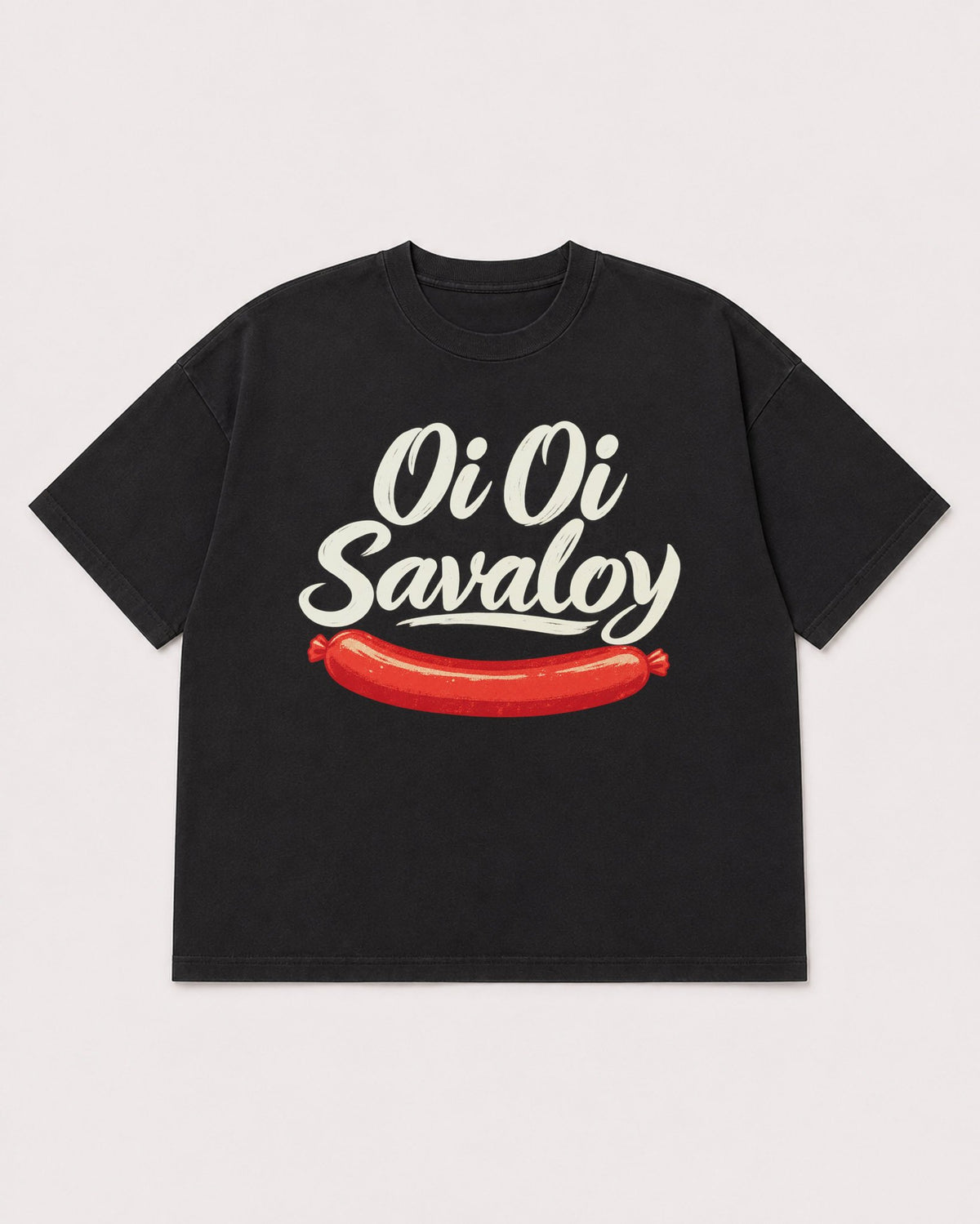 Mockup Boxy Heavyweight Tee Black product