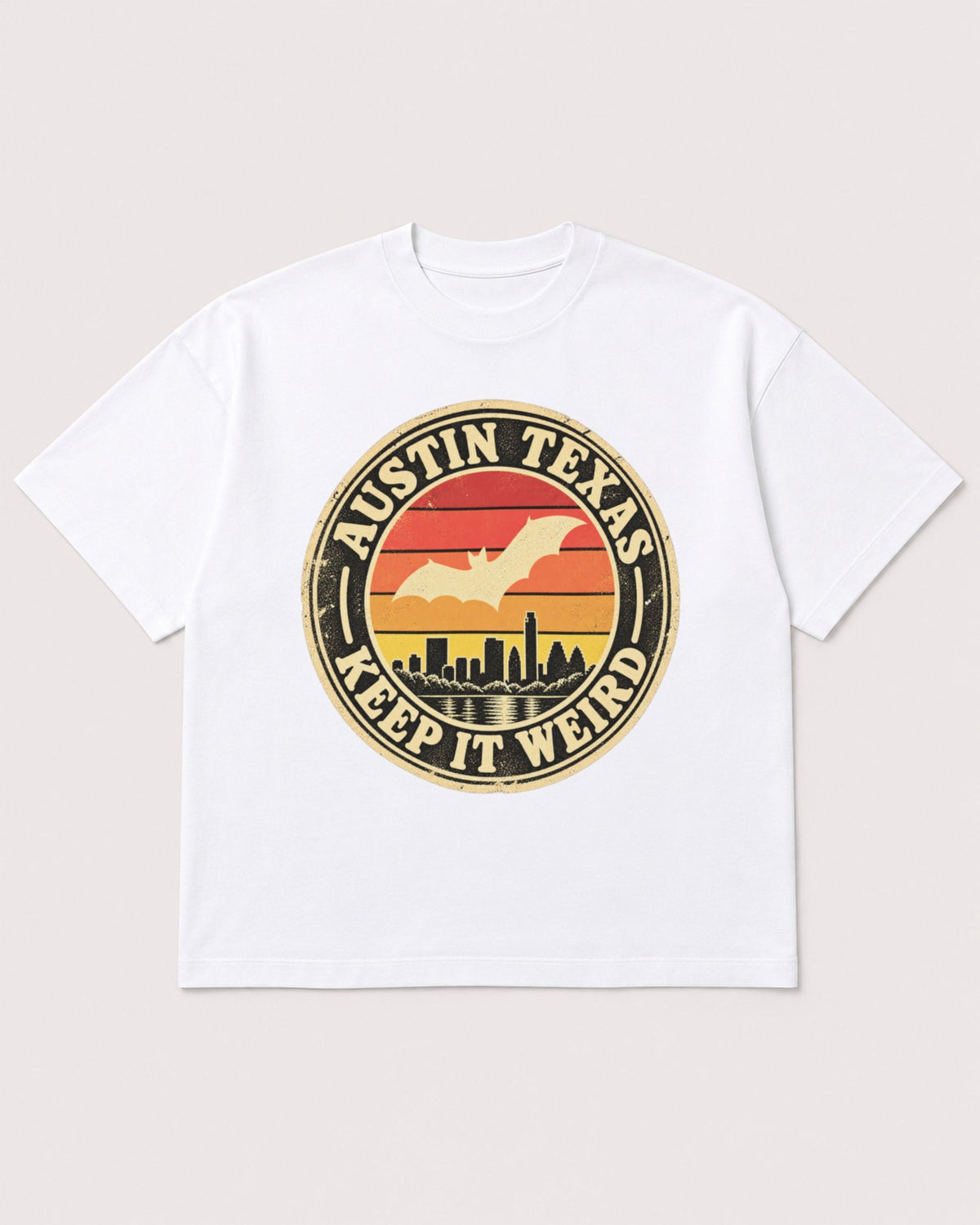 Mockup Boxy Heavyweight Tee White product