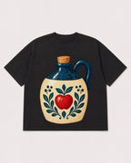 Mockup Boxy Heavyweight Tee Black product
