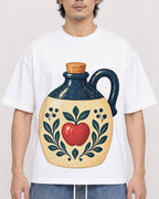 Mockup Boxy Heavyweight Tee White male close-up 03
