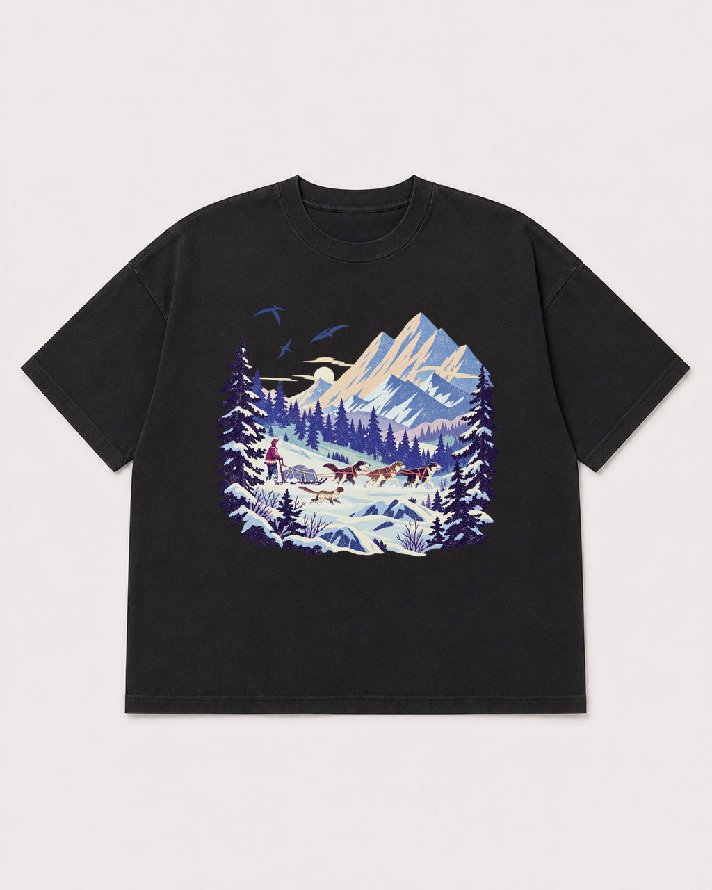 Mockup Boxy Heavyweight Tee Black product
