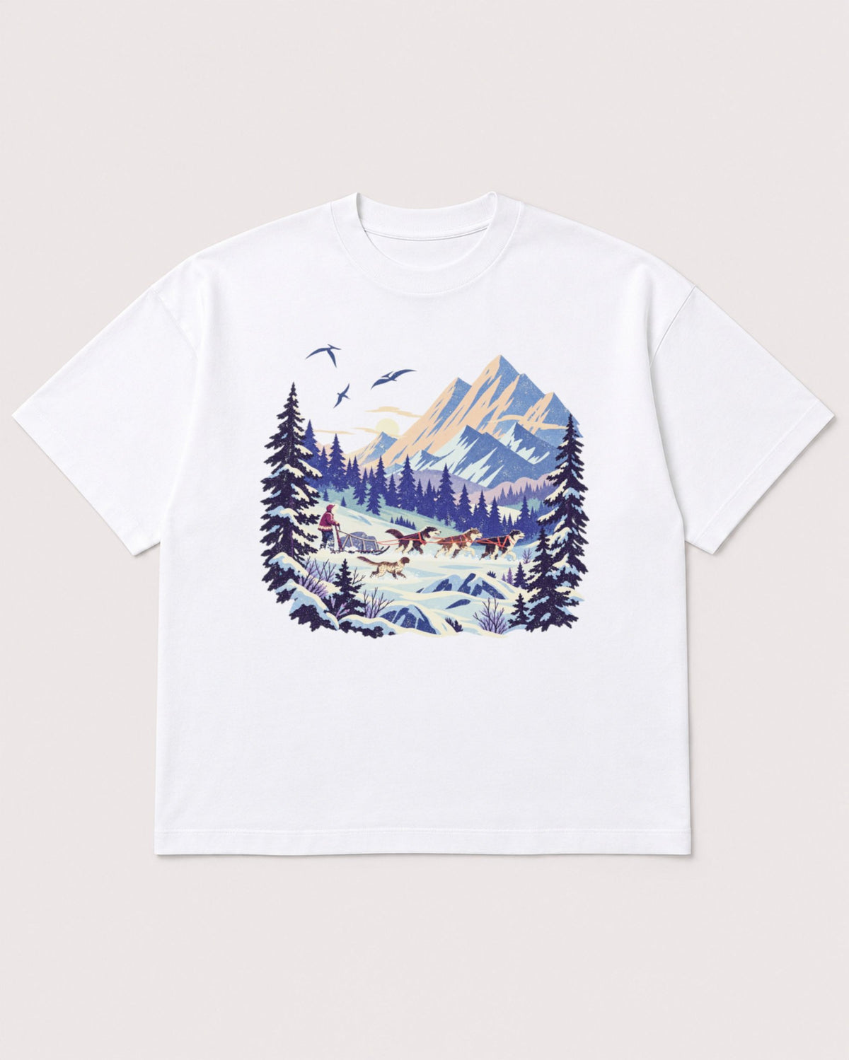 Mockup Boxy Heavyweight Tee White product