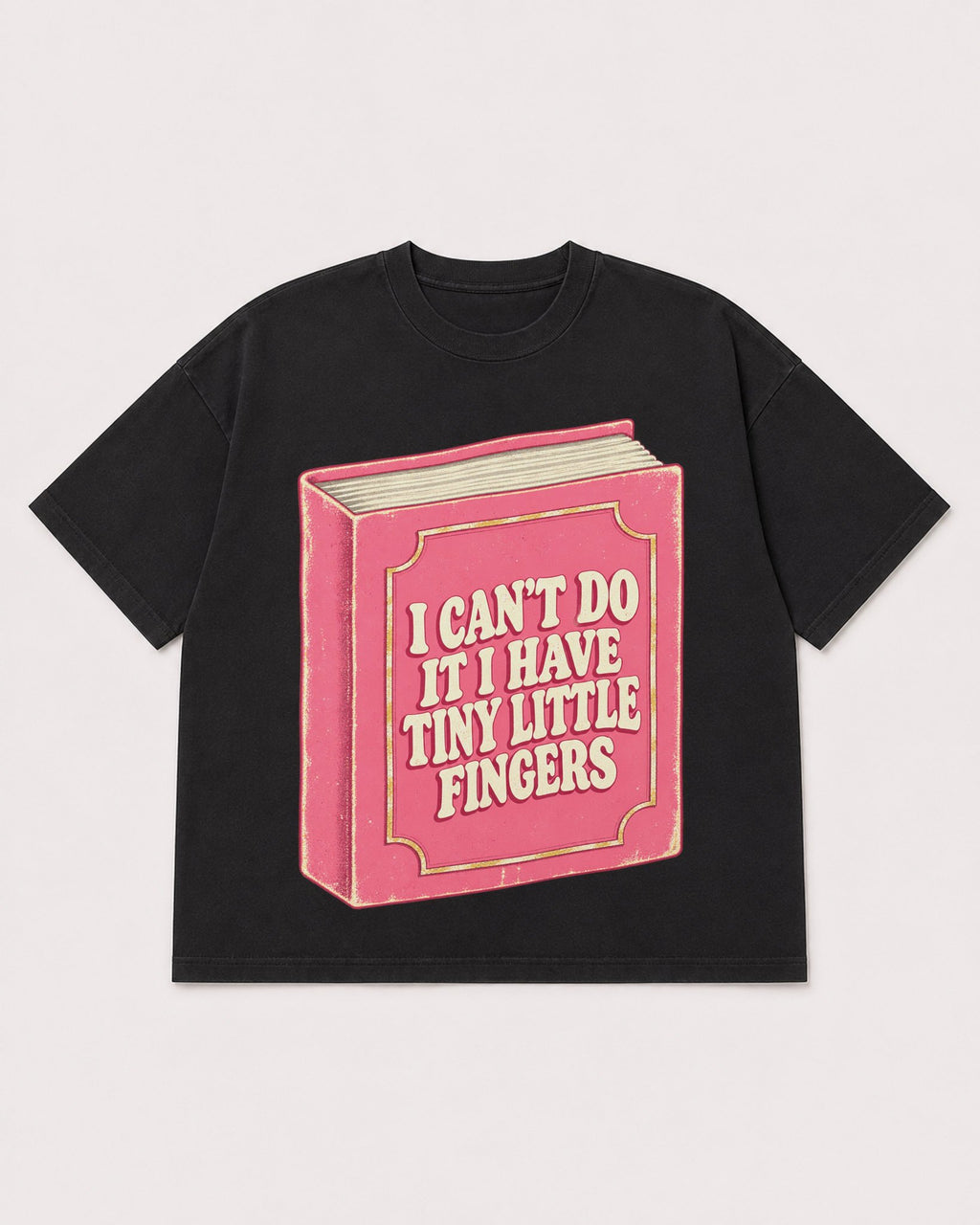 Mockup Boxy Heavyweight Tee Black product