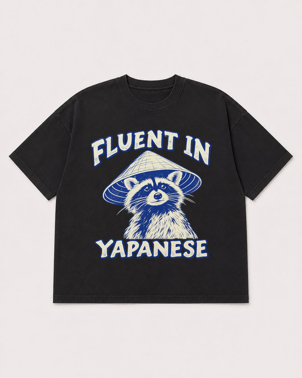 Mockup Boxy Heavyweight Tee Black product