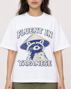 Mockup Boxy Heavyweight Tee White female close-up 02