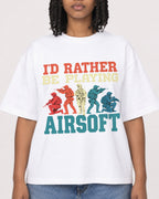 Mockup Boxy Heavyweight Tee White female close-up 15