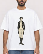Mockup Boxy Heavyweight Tee White male close-up 07