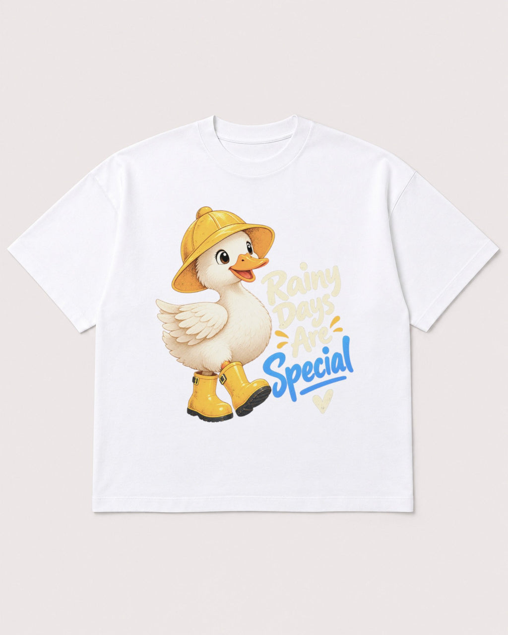 Mockup Boxy Heavyweight Tee White product