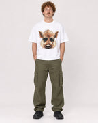 Mockup Boxy Heavyweight Tee White male full-body 09