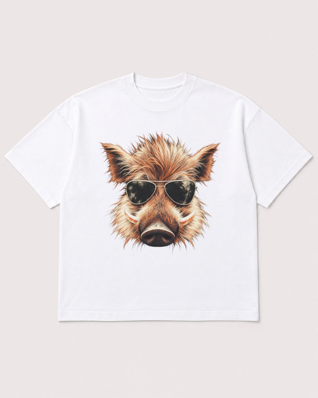 Mockup Boxy Heavyweight Tee White product