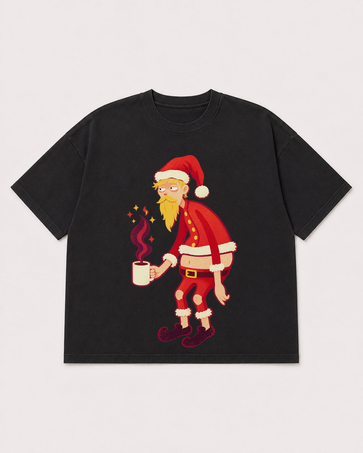 Mockup Boxy Heavyweight Tee Black product