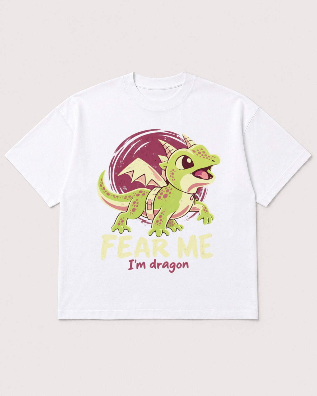 Mockup Boxy Heavyweight Tee White product