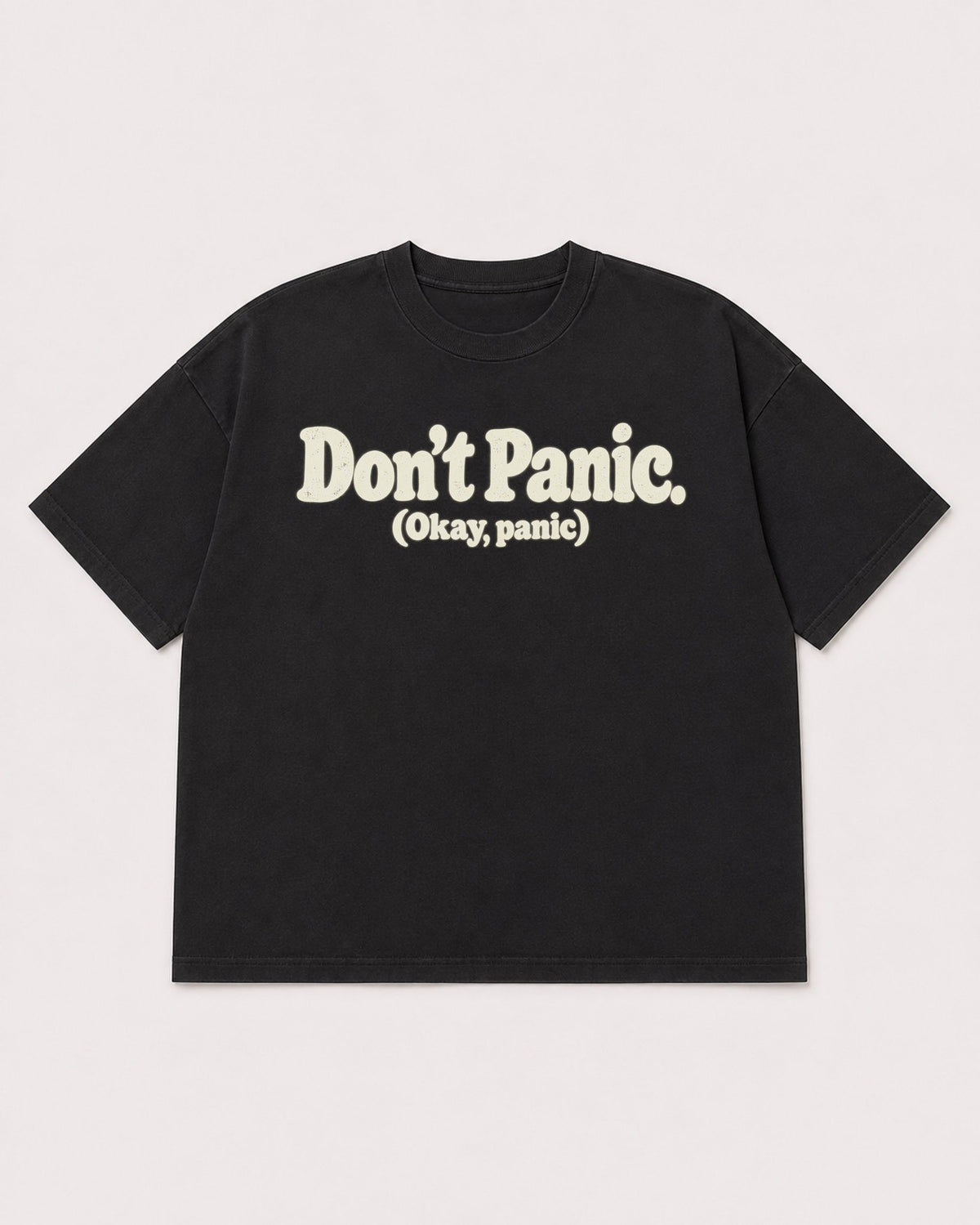 Mockup Boxy Heavyweight Tee Black product