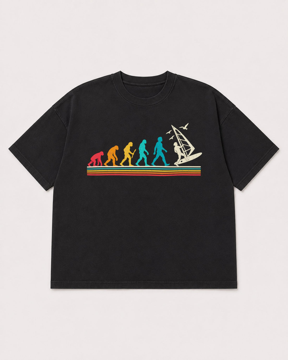 Mockup Boxy Heavyweight Tee Black product