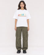 Mockup Boxy Heavyweight Tee White female full-body 02