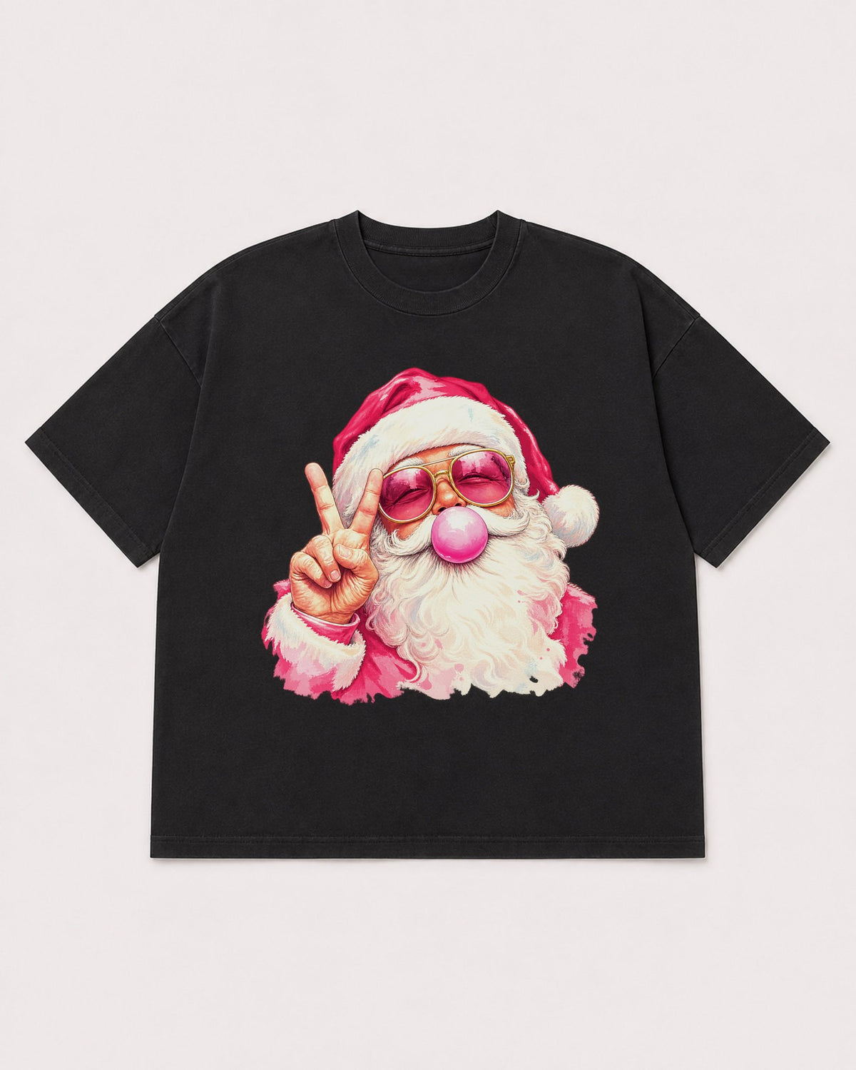 Mockup Boxy Heavyweight Tee Black product