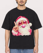 Mockup Boxy Heavyweight Tee Black male close-up 02